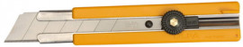 Нож OLFA с выдвижным лезвием, с резиновыми накладками, 25мм - Нож OLFA с выдвижным лезвием, с резиновыми накладками, 25мм