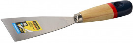 Шпательная лопатка STAYER «Profi» c нержавеющим полотном, деревянная ручка, 60 мм - Шпательная лопатка STAYER «Profi» c нержавеющим полотном, деревянная ручка, 60 мм
