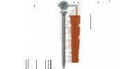 Дюбель-гвоздь ЗУБР нейлоновый, потайной бортик, 8x80мм, ТФ5, 50шт