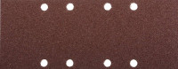 Лист шлифовальный ЗУБР «Мастер» универсальный на зажимах, 8 отверстий по краю, для ПШМ, Р80, 93х230мм, 5шт