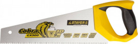 Ножовка STAYER «Profi» "COBRA" GX900, трехгранный японский зуб, импульсная закалка, 2-х комп ручка, 9 TPI, 350 мм - Ножовка STAYER «Profi» "COBRA" GX900, трехгранный японский зуб, импульсная закалка, 2-х комп ручка, 9 TPI, 350 мм