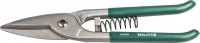 Ножницы KRAFTOOL по металлу цельнокованые, длинный прямой рез, 260 мм