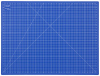 Коврик ЗУБР «Эксперт», непрорезаемый, 3мм, цвет синий, 600х450 мм