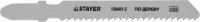 Полотна STAYER «Standard» для эл.лобзиков, HCS, по дереву, фанере, пластмассе, EU хвостовик, T119B, 50/2мм, 2шт