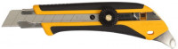 Нож OLFA, двухкомпонентный корпус, трещоточный фиксатор, 18мм