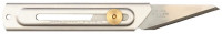 Нож OLFA хозяйственный с выдвижным лезвием, корпус и лезвие из нержавеющей стали, 20 мм
