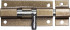 Задвижка накладная для окон и мебели "ШП-60 КМЦ", цвет коричневый металлик/цинк, 60мм - Задвижка накладная для окон и мебели "ШП-60 КМЦ", цвет коричневый металлик/цинк, 60мм