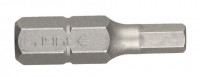 Биты ЗУБР «Мастер» кованые, хромомолибденовая сталь, тип хвостовика C 1/4", HEX4, 25мм, 2шт