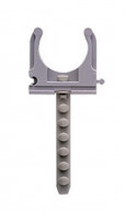 Скоба-держатель ЗУБР для металлопластиковых труб, в комплекте с дюбелем, 25мм, ТФ6, 5шт