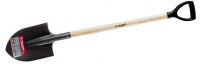 Лопата ЗУБР «Мастер» ФАВОРИТ штыковая, деревянный черенок из ясеня, пластиковая рукоятка, 290х205х1200мм