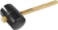 Киянка STAYER «Standard» резиновая черная с деревянной ручкой