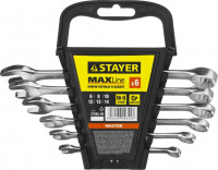 Набор: Ключ STAYER «Master» гаечный комбинированный, хромированный, 6-14 мм, 6 шт
