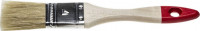 Кисть плоская STAYER "UNIVERSAL-STANDARD", светлая натуральная щетина, деревянная ручка, 25 мм