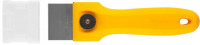 Скребок OLFA многофункц,с прямой и изогнутой установкой лезвия,4-х стороннее лезвие с 3-мя типами режущей кромки,45 мм