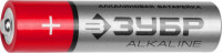 Батарейка ЗУБР "ALCALINE" щелочная (алкалиновая), "AAA", 1,5В, 4шт