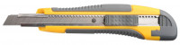 Нож STAYER «Master» с выдвижным сегмент. лезвием, пластмас., упроч., 9 мм