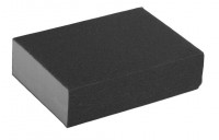 Губка шлифовальная ЗУБР «Эксперт» четырехсторонняя, SiC, средняя жесткость, Р320, 100х68х26 мм