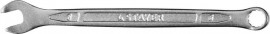 Ключ STAYER «Profi» гаечный комбинированный, Cr-V сталь, хромированный, 6мм - Ключ STAYER «Profi» гаечный комбинированный, Cr-V сталь, хромированный, 6мм