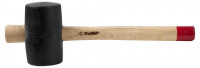 Киянка ЗУБР «Мастер» резиновая с деревянной ручкой, 0,34кг, 55мм