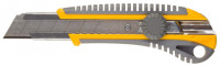 Нож STAYER «Profi» механический фиксатор, двухкомпонентный корпус, 25 мм