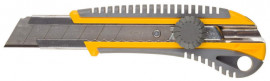 Нож STAYER «Profi» механический фиксатор, двухкомпонентный корпус, 25 мм - Нож STAYER «Profi» механический фиксатор, двухкомпонентный корпус, 25 мм