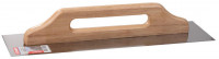 Гладилка ЗУБР «Эксперт» Швейцарская нержавеющая с деревянной ручкой, 130х480 мм