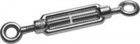 Талреп ЗУБР DIN 1480, кольцо-кольцо, оцинкованный, кованая натяжная муфта, М12, ТФ5, 4 шт
