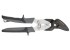 Ножницы по металлу "PIRANHA", усиленные, 255 мм, прямой и левый рез, сталь-СrMo, двухкомпонентные рукоятки GROSS - Ножницы по металлу "PIRANHA", усиленные, 255 мм, прямой и левый рез, сталь-СrMo, двухкомпонентные рукоятки GROSS