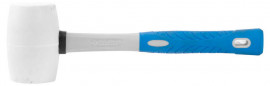 Киянка ЗУБР «Эксперт» резиновая белая со стеклопластиковой ручкой, 0,45кг 