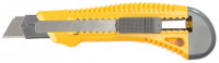Нож STAYER «Standard» с выдвижным сегмент. лезвием, пластмасс. упроч.,18 мм