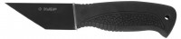 Нож сапожный ЗУБР «Эксперт» с эргономичной обрезиненной рукояткой, 185 мм