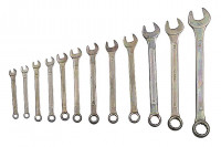 Набор STAYER Ключи «Техно» комбинированные, 6-27мм, 12 предметов
