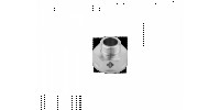 Переходник ЗУБР «Эксперт» удлиненный цилиндрический, никелированная латунь