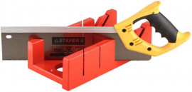 Набор STAYER «Master»: пластмассовое + ножовка с 2-комп рукояткой, усиленный обушок, стусло MAXI 4" (для заготовок 100 ммх52 мм) в комплекте с ножовкой - Набор STAYER «Master»: пластмассовое + ножовка с 2-комп рукояткой, усиленный обушок, стусло MAXI 4" (для заготовок 100 ммх52 мм) в комплекте с ножовкой
