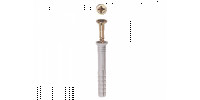 Дюбель-гвоздь ЗУБР полипропиленовый, потайной бортик, 8x80мм, ТФ5, 50шт