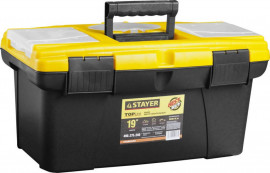 Ящик STAYER «Standard» пластиковый с органайзерами, 490х275х240мм, 19" - Ящик STAYER «Standard» пластиковый с органайзерами, 490х275х240мм, 19"