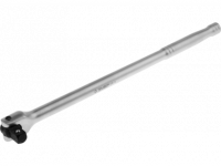 Вороток ЗУБР «Мастер» перекидной для торцовых головок (1/2"), Cr-V, хроматированное покрытие, 380мм