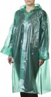Плащ-дождевик STAYER «Master», материал - полиэтилен, универсальный размер, зеленый цвет