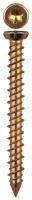Шурупы рамные ЗУБР универсальные с потайной головкой, хроматированные, TORX 30, 7,5х72мм, ТФ6, 4шт