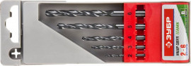 Набор ЗУБР Свёрла "МЕТ-ВП" по металлу парооксидированных, быстрорежущая сталь, 2, 3, 4, 5, 6мм, 5шт - Набор ЗУБР Свёрла "МЕТ-ВП" по металлу парооксидированных, быстрорежущая сталь, 2, 3, 4, 5, 6мм, 5шт